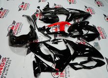 Black and Red Fairing Kit for a 2013, 2014, 2015 & 2016 Triumph Daytona 675 motorcycle