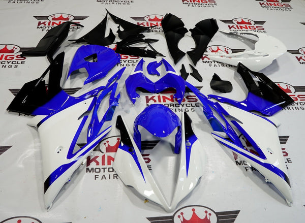 Triumph Daytona 675 Fairings (2013-2016) White, Blue, Black at KingsMotorcycleFairings.com