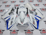 Triumph Daytona 675 (2009-2012) White, Blue Fairings at KingsMotorcycleFairings.com