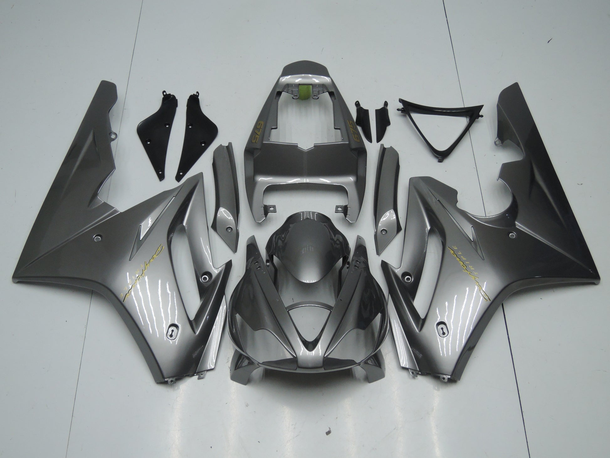 Triumph Daytona 675 Fairings (2006-2008) Silver, Gold at KingsMotorcycleFairings.com