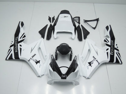Triumph Daytona 675 Fairings (2006-2008) White, Black Dark Dog by KingsMotorcycleFairings.com