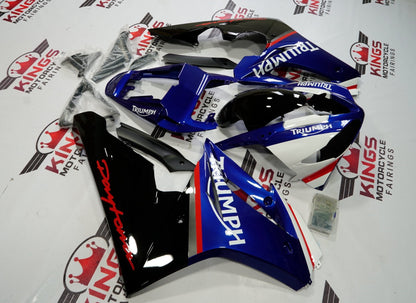 Triumph Daytona 675 Fairings (2009-2012) Blue, Black, White, Red from KingsMotorcycleFairings.com