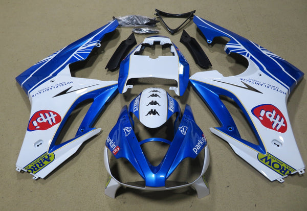 Triumph Daytona 675 Fairings (2009-2012) Blue, White at KingsMotorcycleFairings.com