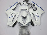 Triumph Daytona 675 Fairings (2009-2012) White, Blue by KingsMotorcycleFairings.com