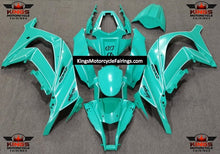 Fairing Kit for a Kawasaki Ninja ZX10R (2011-2015) Turquoise Blue, White & Black