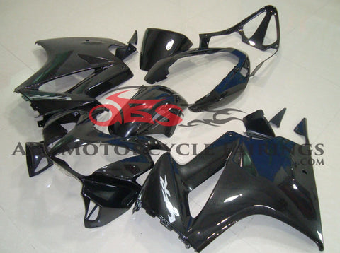 Dark Gray Fairing Kit for a 2002, 2003, 2004, 2005, 2006, 2007, 2008, 2009, 2010, 2011, 2012 and 2013 Honda VFR800 motorcycle