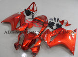 Orange Fairing Kit for a 2002, 2003, 2004, 2005, 2006, 2007, 2008, 2009, 2010, 2011, 2012 and 2013 Honda VFR800 motorcycle