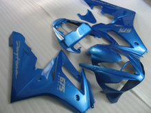 Blue and Silver Fairing Kit for a 2006, 2007 & 2008 Triumph Daytona 675 motorcycle