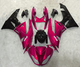 Candy Red and Black Fairing Kit for a 2009, 2010, 2011 & 2012 Kawasaki Ninja ZX-6R 636 motorcycle