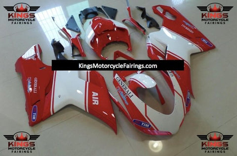 Ducati 848 (2007-2014) Red & White Air Fairings