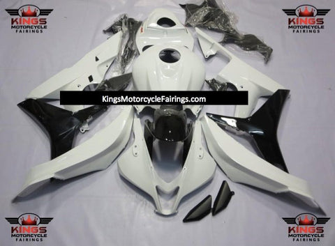 Honda CBR600RR (2007-2008) White & Black Fairings