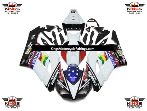 Honda CBR1000RR (2004-2005) White & Black Carrera Fairings