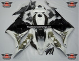 White and Black Eagle Fairing Kit for a 2009, 2010, 2011 & 2012 Honda CBR600RR motorcycle