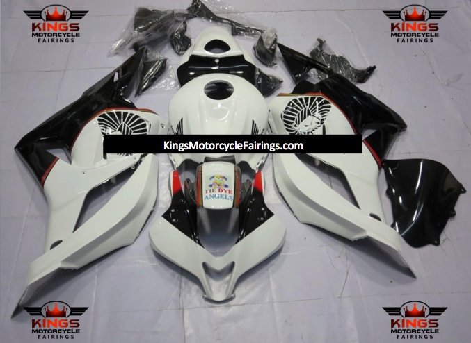 Honda CBR600RR (2009-2012) White & Black Lion Fairings