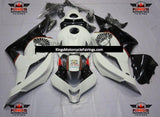 White and Black Lion Fairing Kit for a 2009, 2010, 2011 & 2012 Honda CBR600RR motorcycle