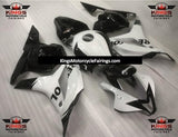 Black and White Repsol Fairing Kit for a 2009, 2010, 2011 & 2012 Honda CBR600RR motorcycle