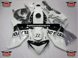 Honda CBR1000RR (2008-2011) White & Black Repsol 22 Fairings