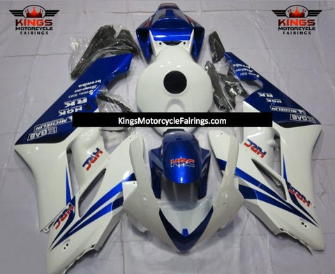 Honda CBR1000RR (2004-2005) White & Blue HRC Fairings