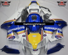 White and Blue Rothmans Fairing Kit for a 2005 and 2006 Honda CBR600RR motorcycle