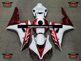 Honda CBR1000RR (2006-2007) White & Candy Apple Red Fairings