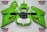 White and Green Fairing Kit for a 1994, 1995, 1996, 1997, 1998, 1999, 2000, 2001, 2002 & 2003 Ducati 748 motorcycle