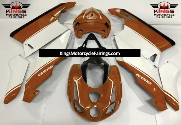 Ducati 999 (2005-2006) White, Brown & Black Fairings