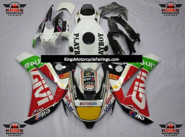 Honda CBR1000RR (2008-2011) White Givi Playboy Fairings