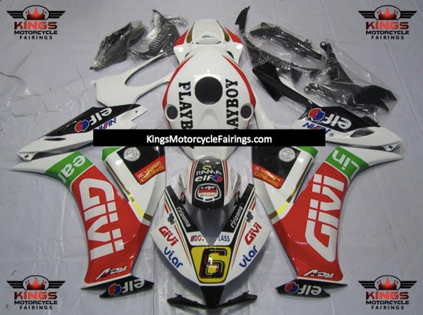 Honda CBR1000RR (2012-2016) White Givi Playboy Fairings