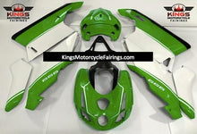 Ducati 999 (2005-2006) White, Green & Black Fairings
