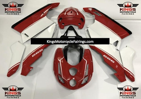 Ducati 749 (2005-2006) White, Red & Black Fairings