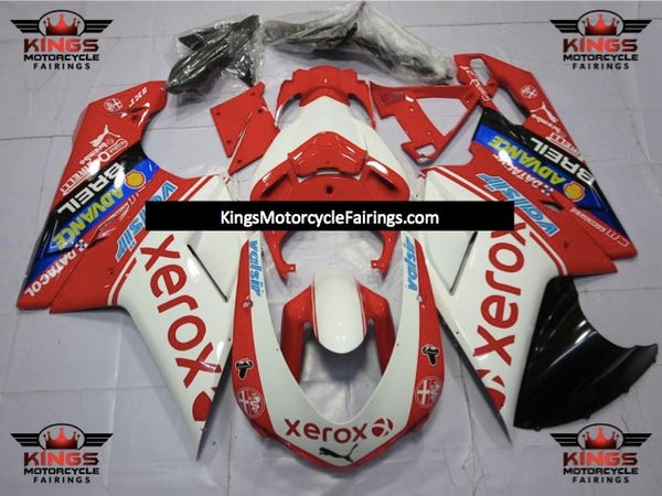 Ducati 848 (2007-2014) Red & White Xerox Fairings