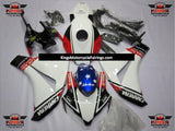 White, Black, Red and Blue Carrera Fairing Kit for a 2008, 2009, 2010 & 2011 Honda CBR1000RR motorcycle