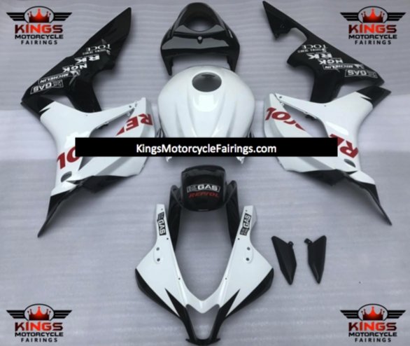 Honda CBR600RR (2007-2008) White, Black & Red Repsol Fairings