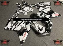 White, Black and Gray Camouflage Fairing Kit for a 2011, 2012, 2013 & 2014 Ducati 1199 motorcycle at Kings Motorcycle Fairings