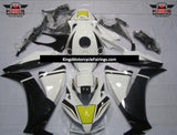 White, Black, Yellow and Gold Fairing Kit for a 2012, 2013, 2014, 2015 & 2016 Honda CBR1000RR motorcycle