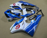 Blue and White Fairing Kit for a 2009, 2010, 2011 & 2012 Triumph Daytona 675 motorcycle