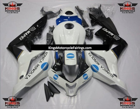 Honda CBR600RR (2007-2008) White, Blue & Black Konica Minolta Fairings