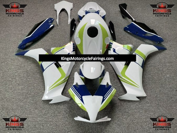 Honda CBR1000RR (2012-2016) White, Blue & Green Fairings
