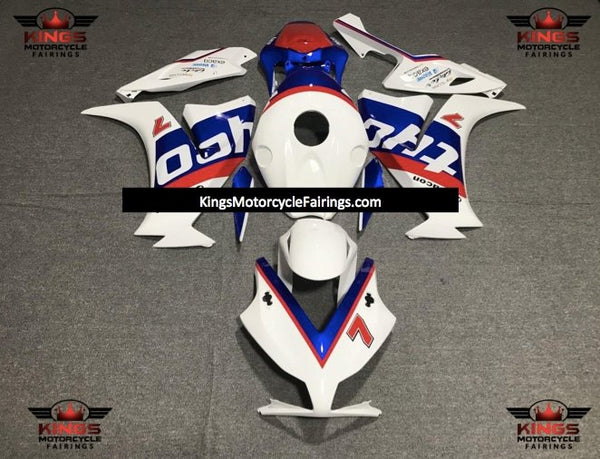 Honda CBR1000RR (2012-2016) White, Blue & Red Tyco 7 Fairings