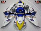 White, Blue and Yellow Rothmans Fairing Kit for a 2006 & 2007 Honda CBR1000RR motorcycle