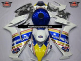 White, Blue and Yellow Rothmans Fairing Kit for a 2012, 2013, 2014, 2015 & 2016 Honda CBR1000RR motorcycle