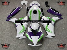 White, Green and Purple Fairing Kit for a 2012, 2013, 2014, 2015 & 2016 Honda CBR1000RR motorcycle