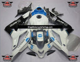 Honda CBR600RR (2007-2008) White, Light Blue & Black Konica Minolta Fairings