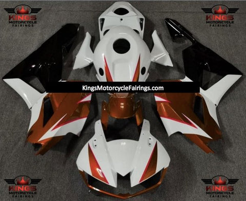 Honda CBR600RR (2013-2021) White, Orange, Black & Red Fairings