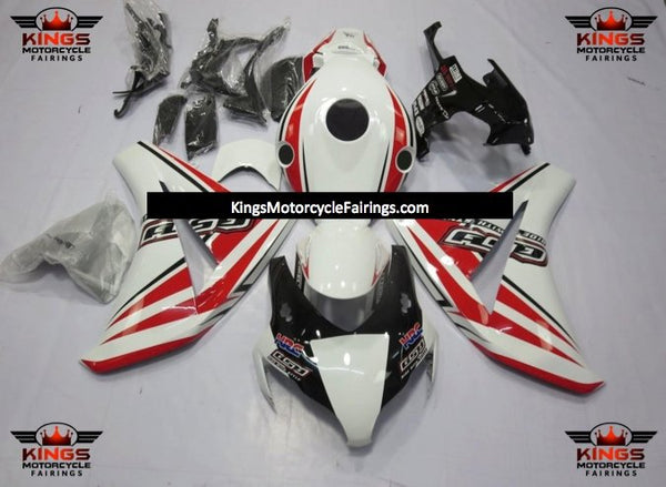 Honda CBR1000RR (2008-2011) White, Red & Black Fairings