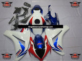 White HRC Fairing Kit for a 2008, 2009, 2010 & 2011 Honda CBR1000RR motorcycle
