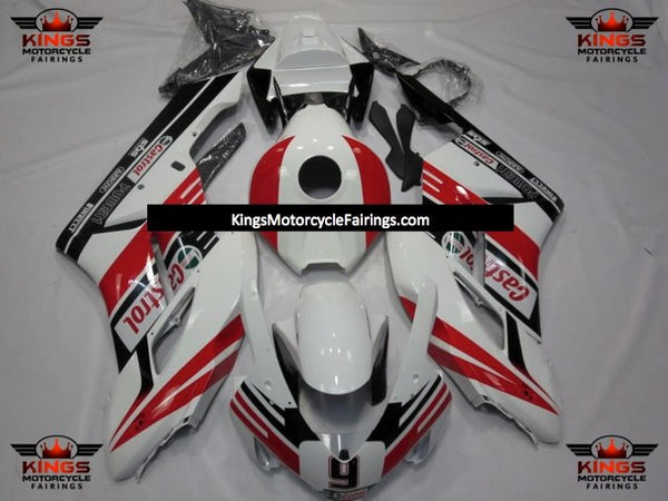 Honda CBR1000RR (2004-2005) White, Red & Green Castrol Fairings