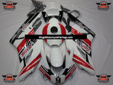 White, Red and Green Castrol Fairing Kit for a 2004 and 2005 Honda CBR1000RR motorcycle