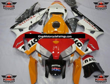 Honda CBR600RR (2005-2006) White, Red & Orange Repsol Fairings