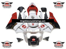 Honda CBR600RR (2003-2004) White, Black, Red & Gold Konica Minolta Fairings